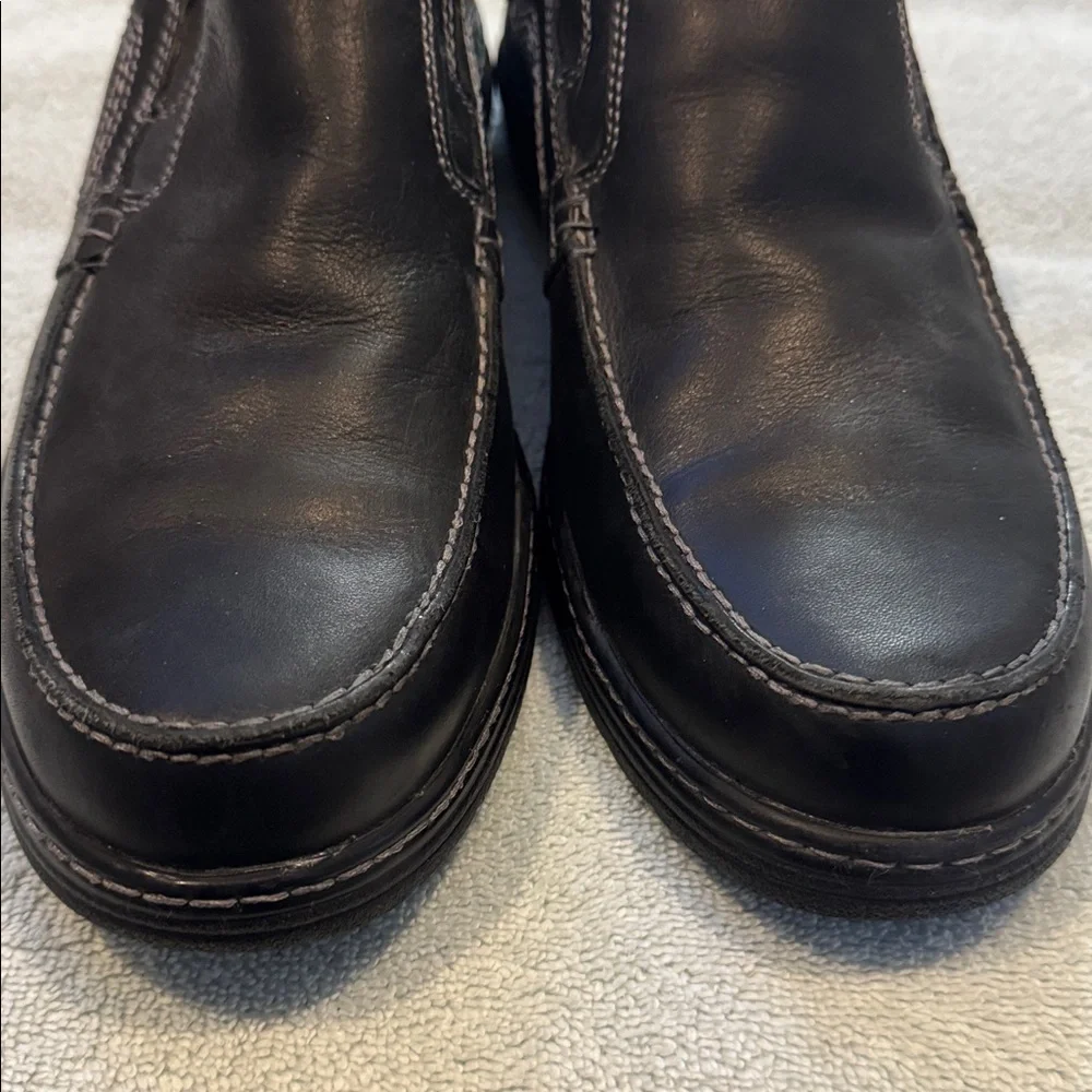 Johnston‎ & Murphy Black Leather Men's Shoes size 10.5